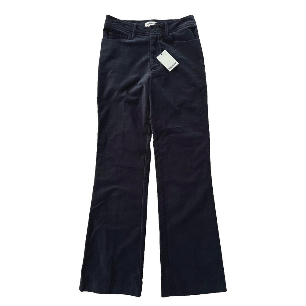 Zadig & Voltaire Pistol Velvet Pants Navy ( 34 / XS )